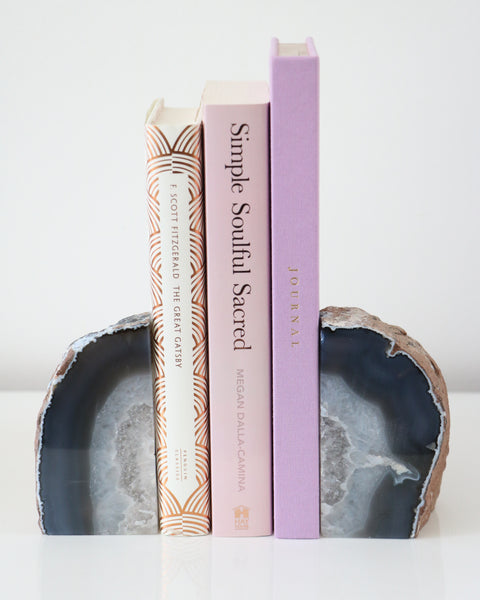 Agate Bookends - Natural 05