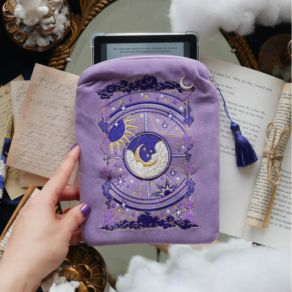Otherworldly E-Reader Sleeve - Lilac