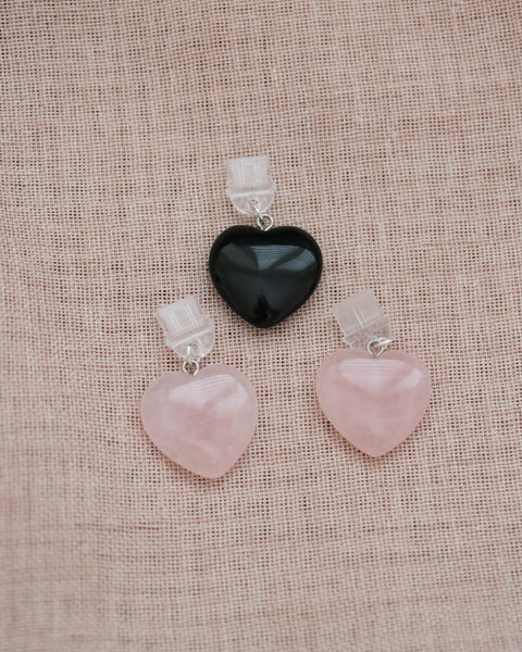 Crystal Heart Kindle / Phone Charms - USB C