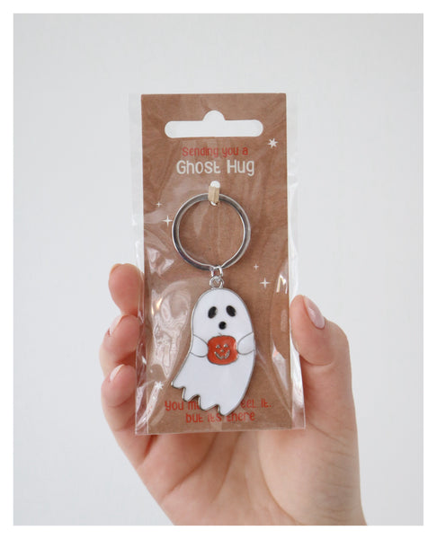 Ghost Hug Keyring