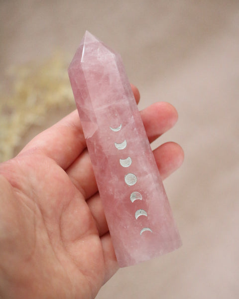 Rose Quartz Moon Phase