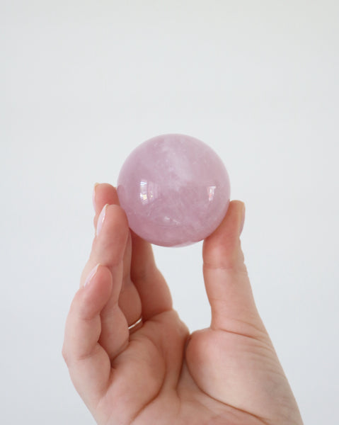 Rose Quartz Sphere - 02