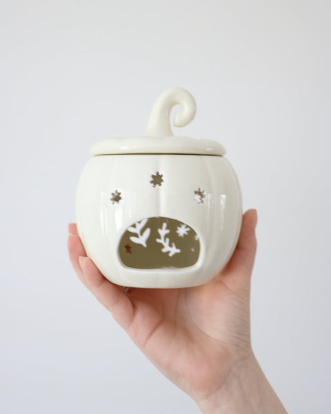 Cream Folk Pumpkin Oil Burner & Wax Melt Warmer