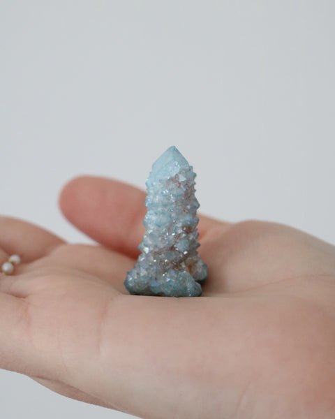 Aqua Aura Spirit Quartz - B