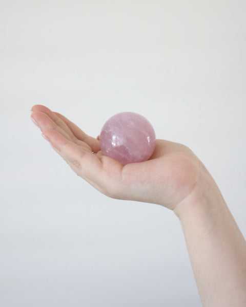 Rose Quartz Sphere - 01