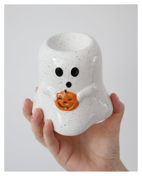 Ghost & Pumpkin Tea light Oil Burner