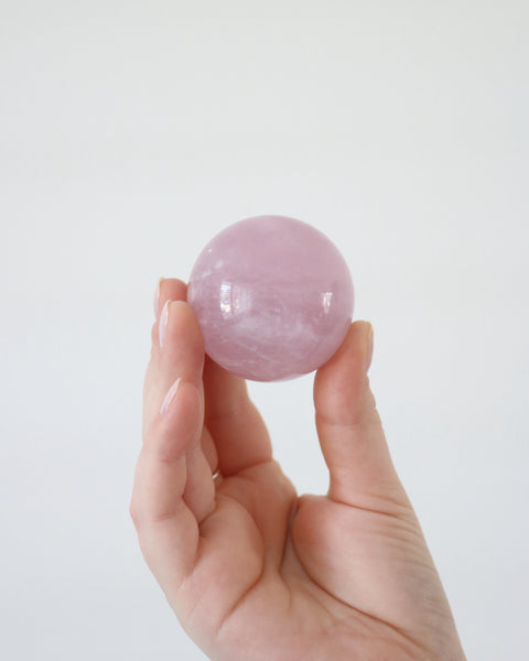 Rose Quartz Sphere - 02