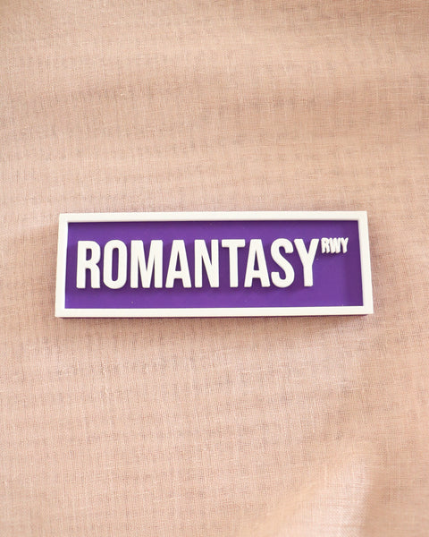 Romantasy - Book Shelf Sign