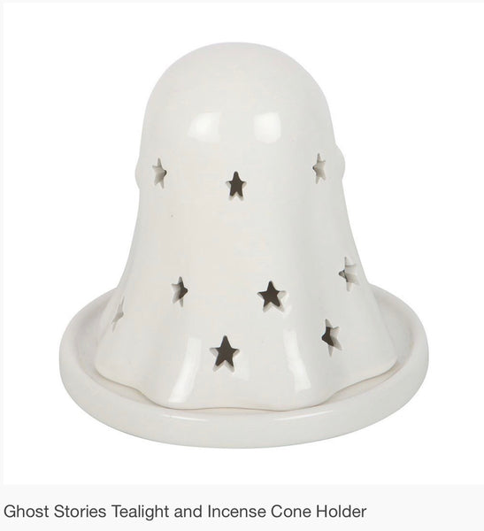 Ghost Stories Tealight and Incense Cone Holder