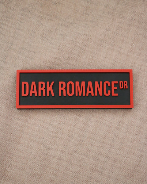 Dark Romance - Book Shelf Sign