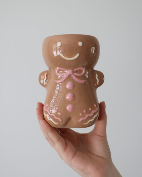 Pink Gingerbread Man - Oil burner