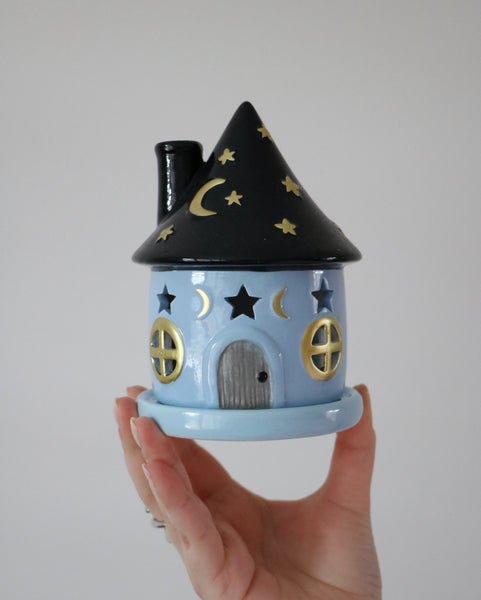 Celestial Cottage Incense Cone Holder