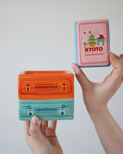 Travel Book Stack Oil Burner and Wax Warmer