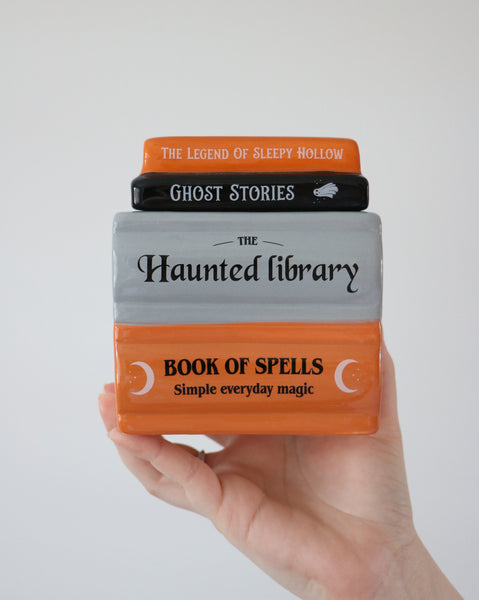 The Haunted Library Book Stack Oil / Wax Burner