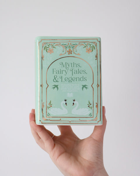 Fairy Tales - Book Shaped Vase Green