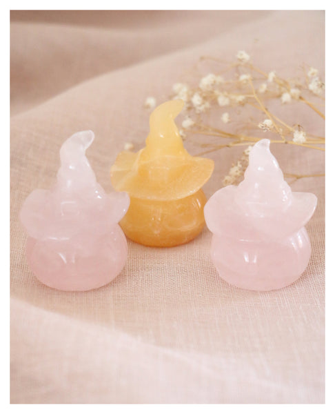 Pumpkin Head - Rose Quartz