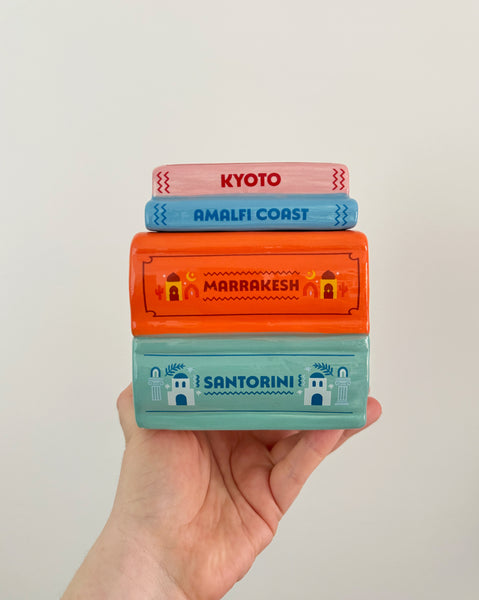 Travel Book Stack Oil Burner and Wax Warmer