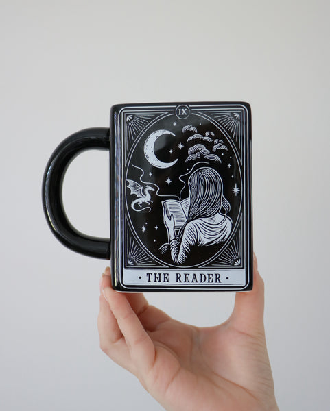The Reader Book Shaped Mug