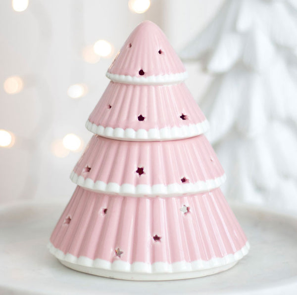 Pink Christmas Tree Oil / Wax Burner