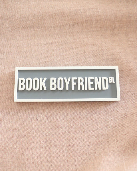 Book Boyfriend - Book Shelf Sign
