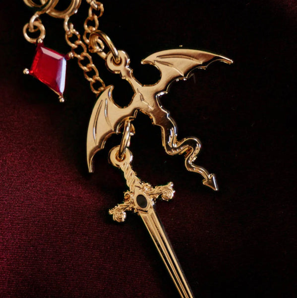 Dragon Rider Charmlet - Gold