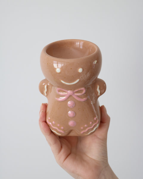 Pink Gingerbread Man - Oil burner
