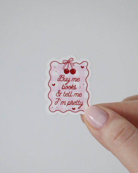 Buy Me Books Sticker