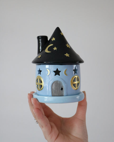 Celestial Cottage Incense Cone Holder