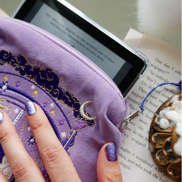 Otherworldly E-Reader Sleeve - Lilac