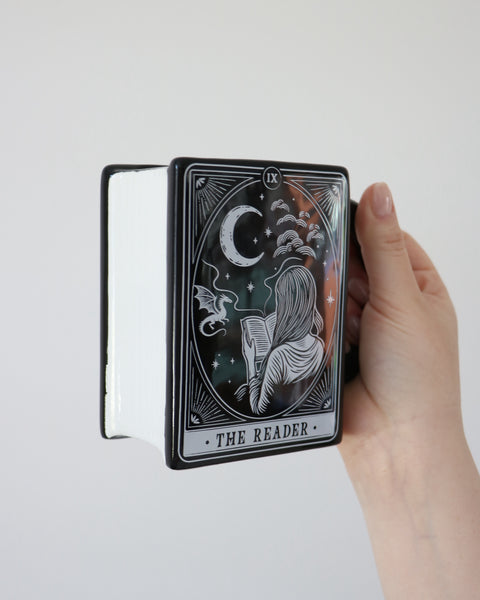 The Reader Book Shaped Mug