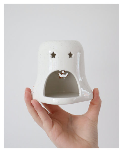 Ghost & Pumpkin Tea light Oil Burner