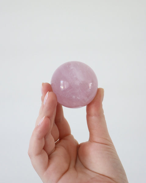Rose Quartz Sphere - 02