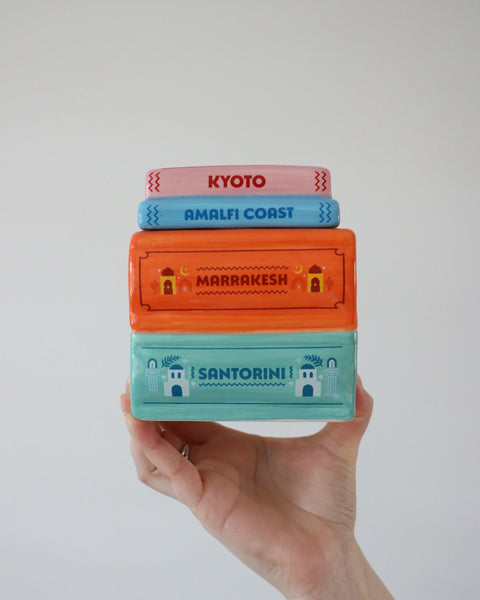 Travel Book Stack Oil Burner and Wax Warmer