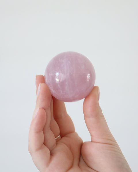 Rose Quartz Sphere - 01