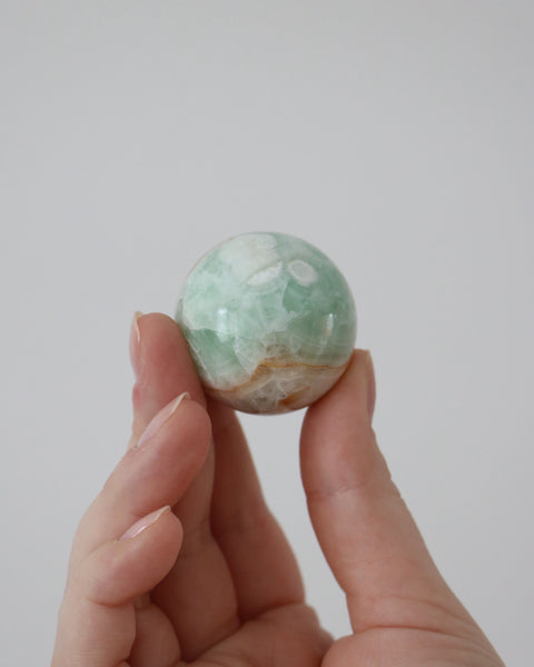 Caribbean Calcite Sphere - Small