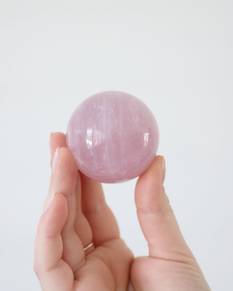 Rose Quartz Sphere - 01