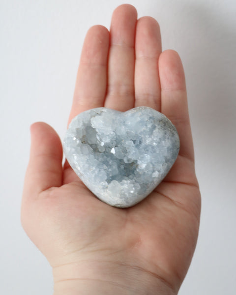 Celestite Heart