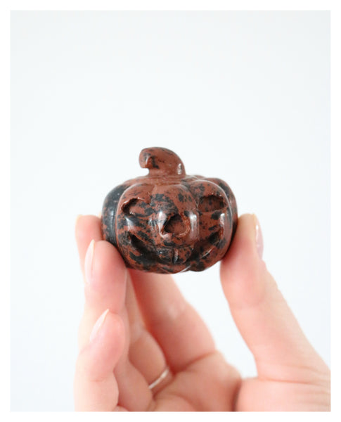 Mahogany Obsidian - Pumpkin