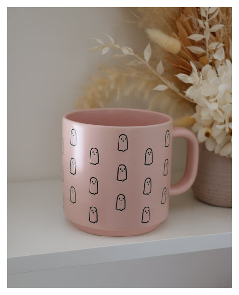Pink Ghostie Mug