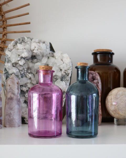Pink/Purple Apothecary Bottle