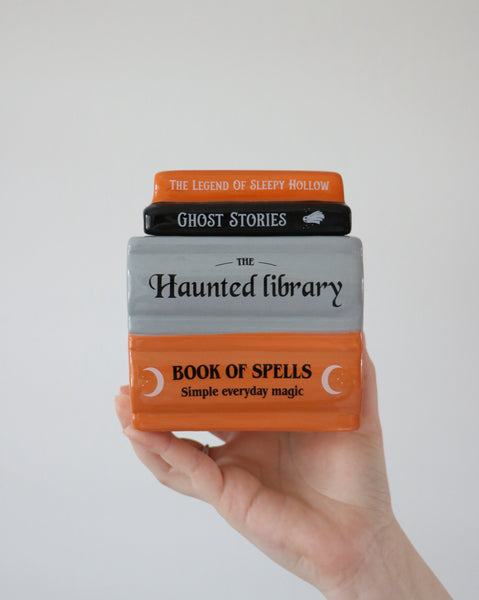 The Haunted Library Book Stack Oil / Wax Burner