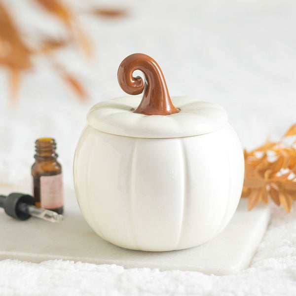 White Curly Pumpkin Oil / Wax Burner