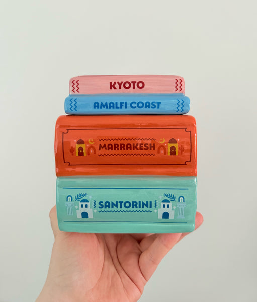 Travel Book Stack Oil Burner and Wax Warmer