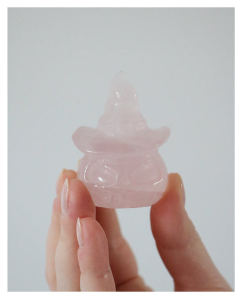 Pumpkin Head - Rose Quartz