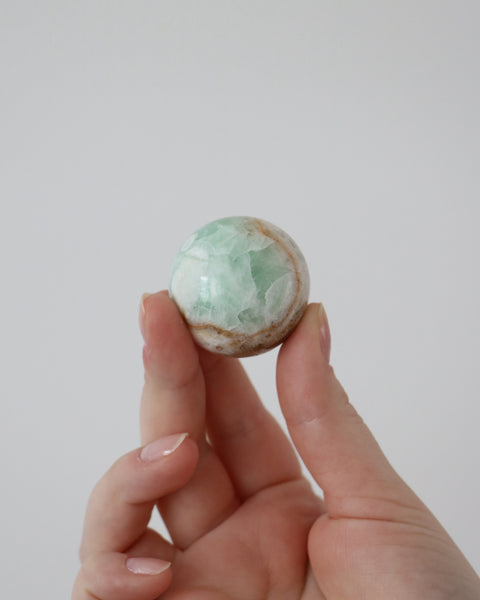 Caribbean Calcite Sphere - Small