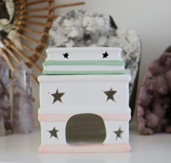 Book Stack Oil / Candle Melt Burner