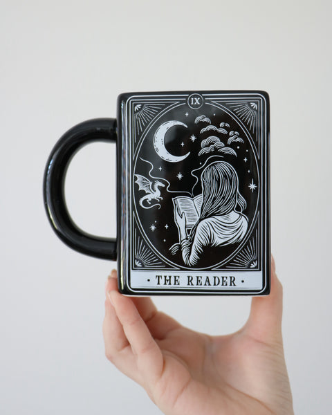 The Reader Book Shaped Mug