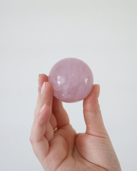 Rose Quartz Sphere - 02