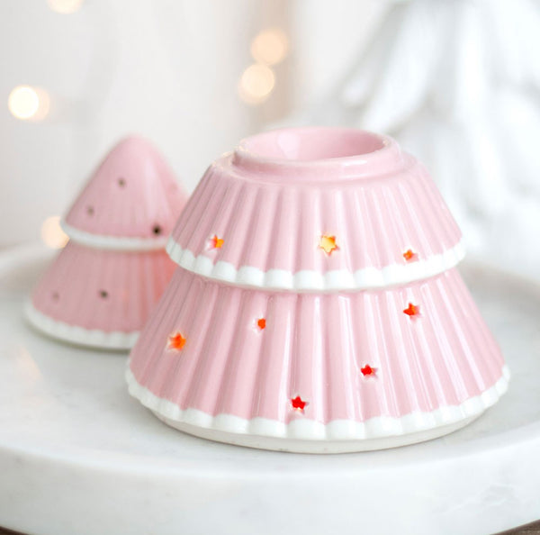 Pink Christmas Tree Oil / Wax Burner