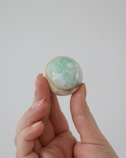 Caribbean Calcite Sphere - Small